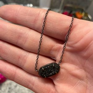 Kendra Scott Elisa Black Pendant
